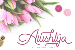 Aiushtya Monoline Script: A Modern Typeface for Digital Designers