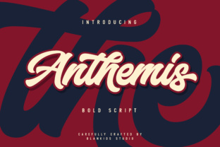 Anthemis: A Bold Script Font Built for Brand-First Marketing