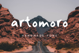 Artomoro Font: A Natural Handwritten Typeface for Marketing Visuals