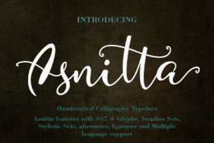 Asnitta: A Script Font That Balances Character and Usability