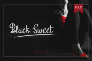 Black Sweet: A Handwritten Font for Editorial Design