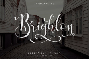 Brighlon: A Playful Script Font for Polished Digital Branding