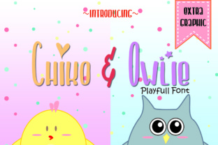 Chiko Owlie Font: A Playful Typeface for Handmade Labels and Craft Designs