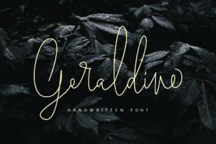 Geraldine Font: The Handwritten Signature for Your Brand Identity