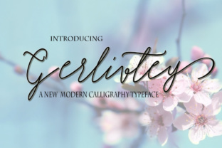 Gerlivtey: A Modern Calligraphy Typeface for Campaigns