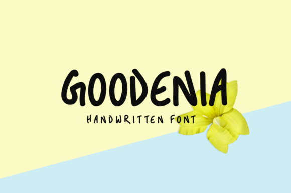 Goodenia: A Handwritten Font for Editorial Warmth and Readable Design