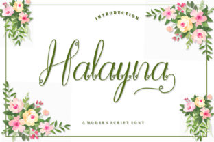 Halayna: A Modern Typeface for Campaign Creators