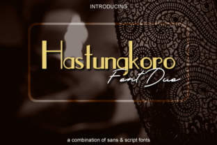 Hastungkoro Duo: A Script and Sans Font for Brand Design
