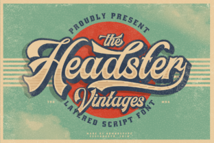 Headster Family: A Bold Script Typeface for Handmade Labels and Shop Branding