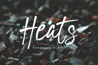 Heats: A Hand Brushed Script That Gives Small Brands Real Character