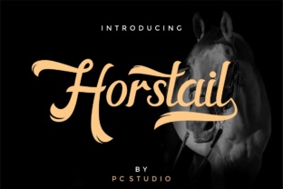 Horstail: A Script Font That Adds Animal Instinct to Your Brand Content