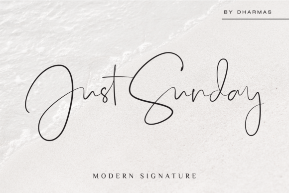 Just Sunday Is the Script Font That Deserves a Spot in Your Branding Toolkit