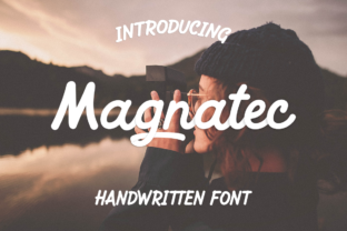 Magnatec Script: A Handmade Font for Editorial Design