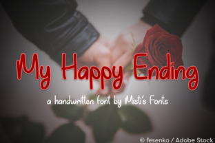 My Happy Ending: A Handwritten Typeface Made for Modern Web Design