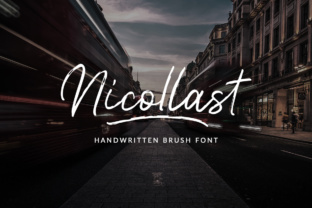 Nicollast: A Handwritten Brush Font for Editorial Design
