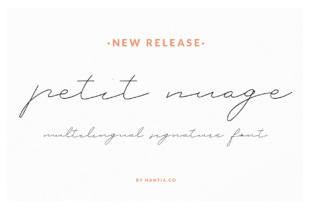 Petit Nuage: A Signature Font That Makes Small Brands Look Established
