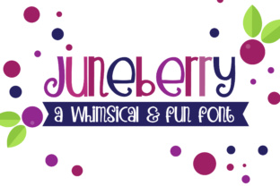 PN Juneberry: A Whimsical Script Font for Digital Brand Designs