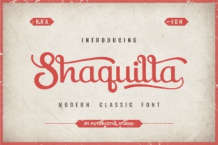 Shaquilla: A Script Typeface for Editorial Elegance