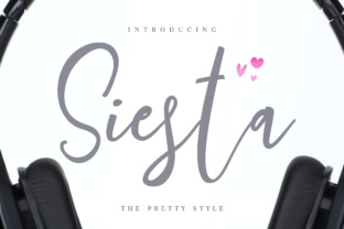 Siesta: A Modern Script Typeface for Digital Campaigns