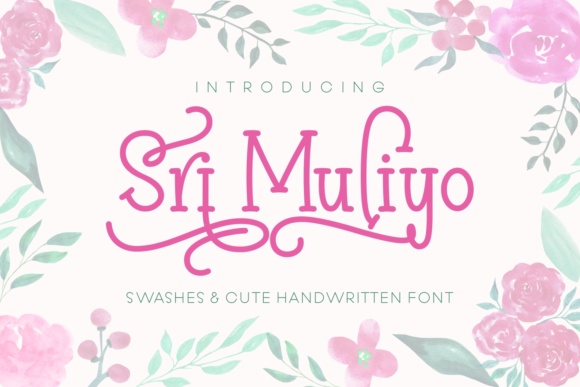 Sri Muliyo Font: A Handwritten Gem for Handmade Product Labels