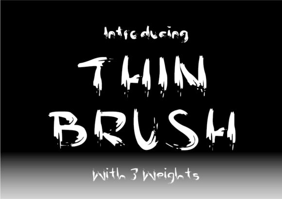 Thin Brush Font Review: A Handmade Display Typeface with Street Cred